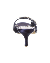 Manolo Blahnik Lumada 50 Satin Mule