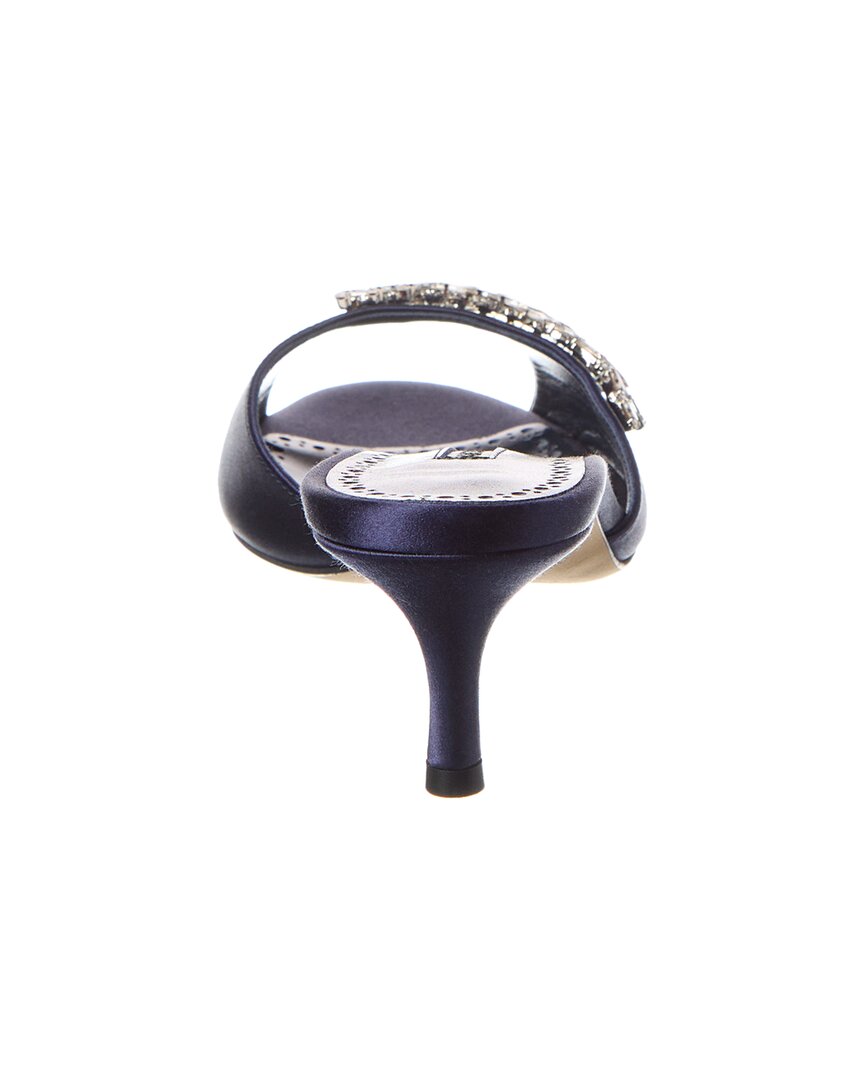Manolo Blahnik Lumada 50 Satin Mule