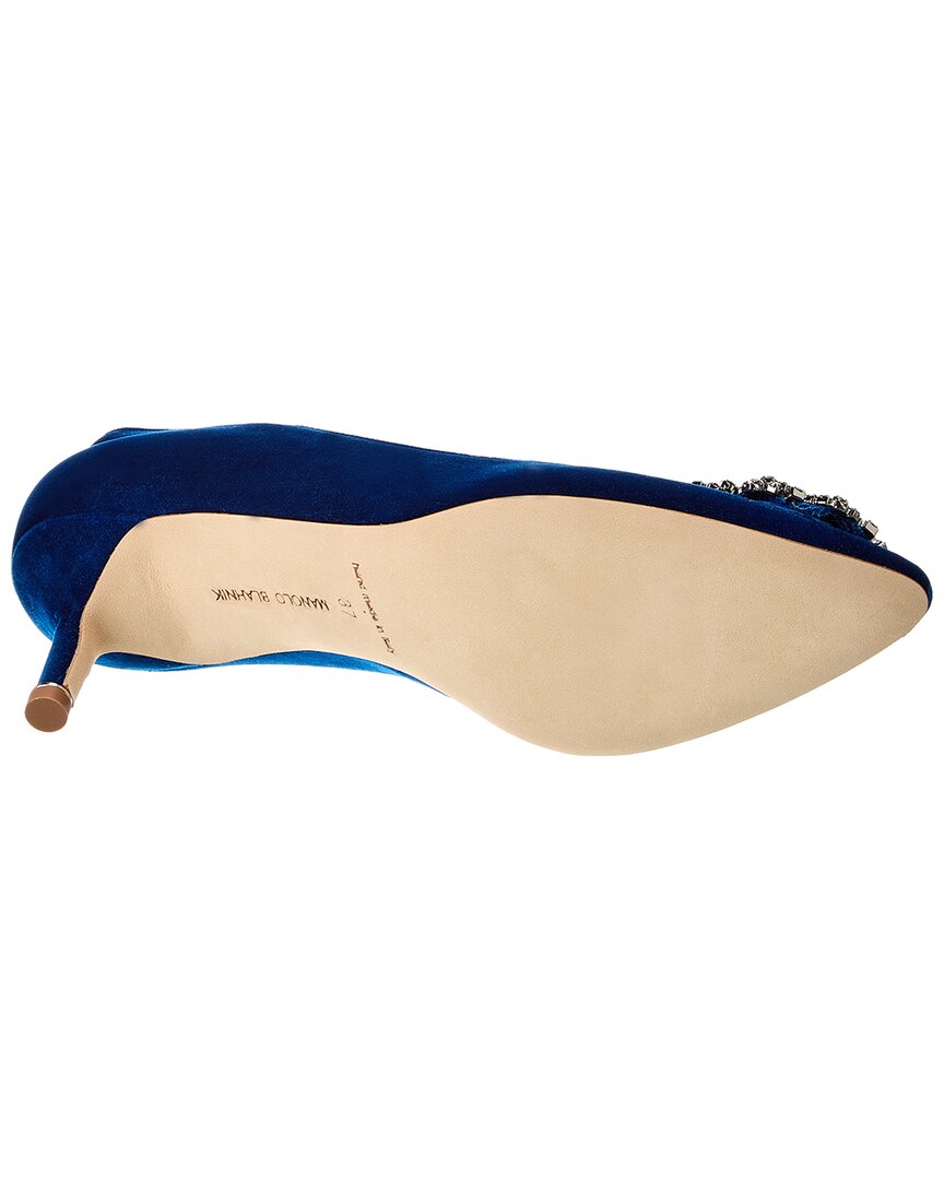 Manolo Blahnik Hangisi 50 Velvet Pump – Bluefly