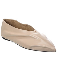 KHAITE Khaite Miriam Leather Ballerina Flat