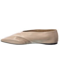 KHAITE Khaite Miriam Leather Ballerina Flat