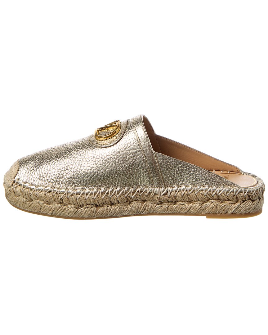 Valentino Vlogo Leather Mule