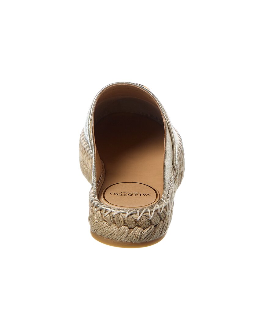 Valentino Vlogo Leather Mule