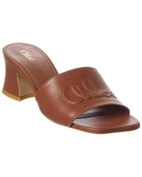 Chloé Soleil Leather Mule