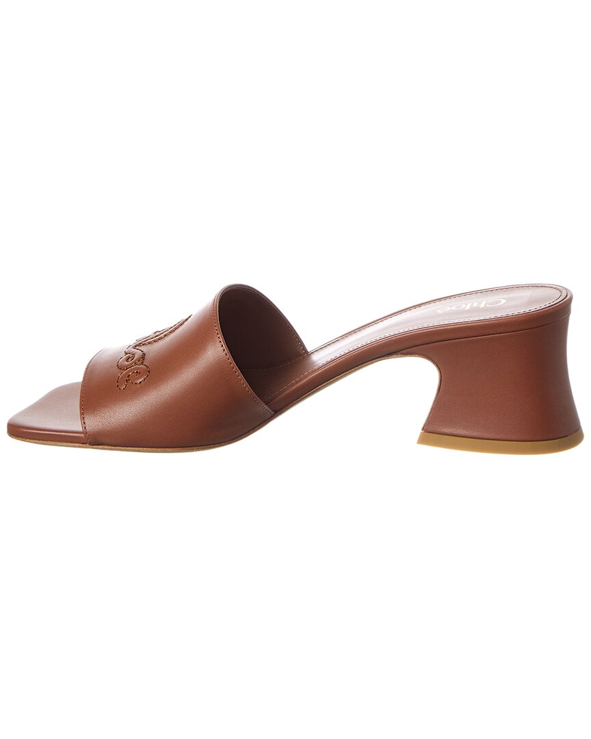 Chloé Soleil Leather Mule