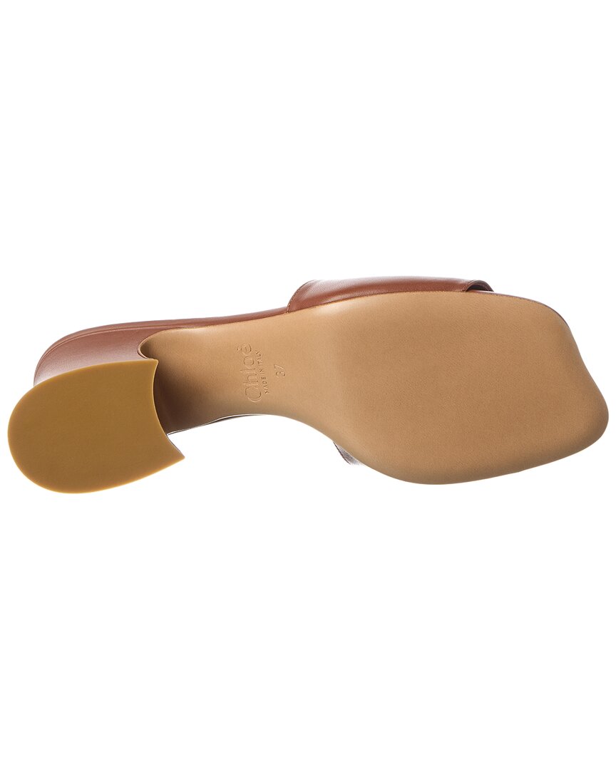 Chloé Soleil Leather Mule