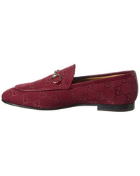 Gucci Horsebit Gg Canvas Loafer