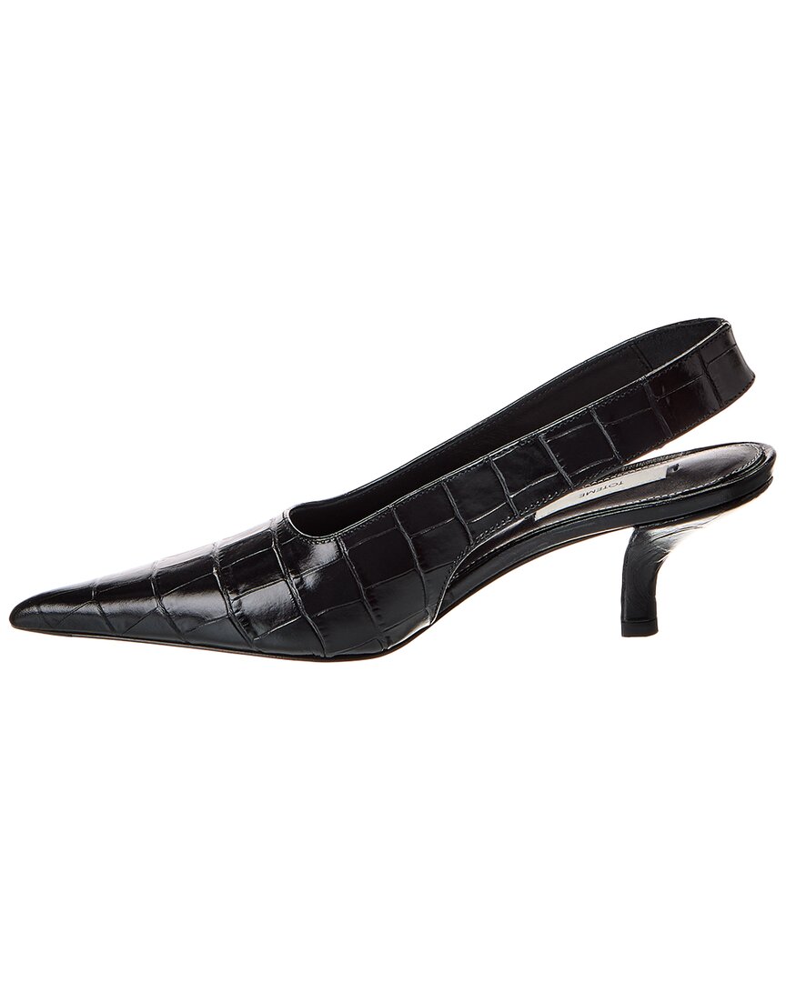 Toteme Croc-Embossed Leather Slingback Pump – Bluefly
