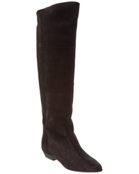 Isabel Marant Skarlet Suede Knee-High Boot 36 Black