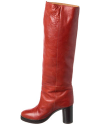 Isabel Marant Leather Over-The-Knee Boot
