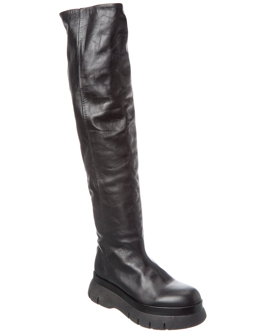 Isabel Marant Isabel Marant Lurna Leather Over-The-Knee Boot