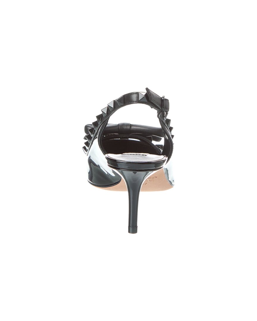 Valentino Rockstud 60 Patent Slingback Pump