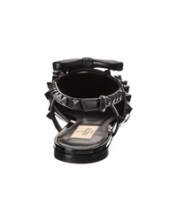 Valentino Rockstud Patent Slingback Flat