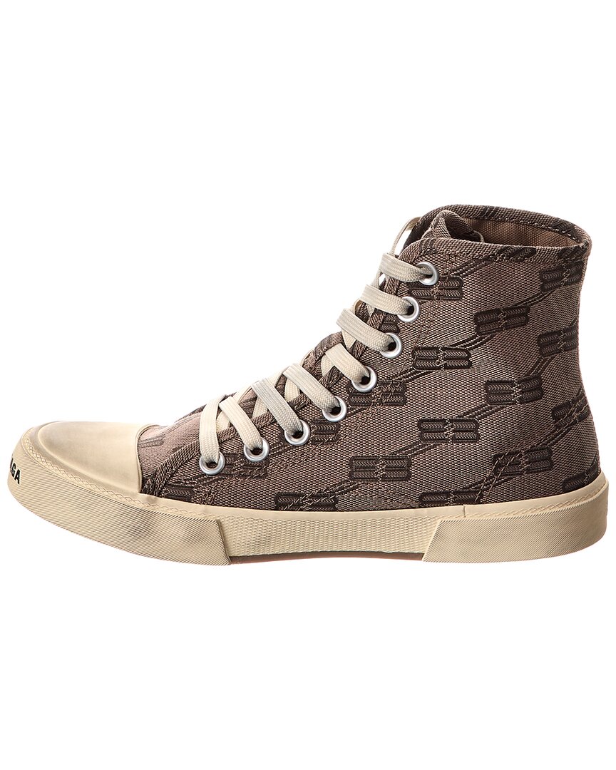 Balenciaga Paris Bb Canvas High-Top Sneaker