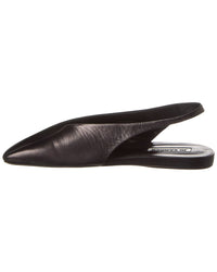 Jil Sander Leather Slingback Ballerina Flat