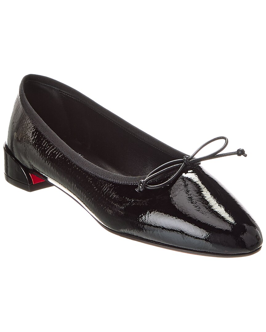 Christian Louboutin Sweetie Jane Patent Ballerina Flat 37 Black