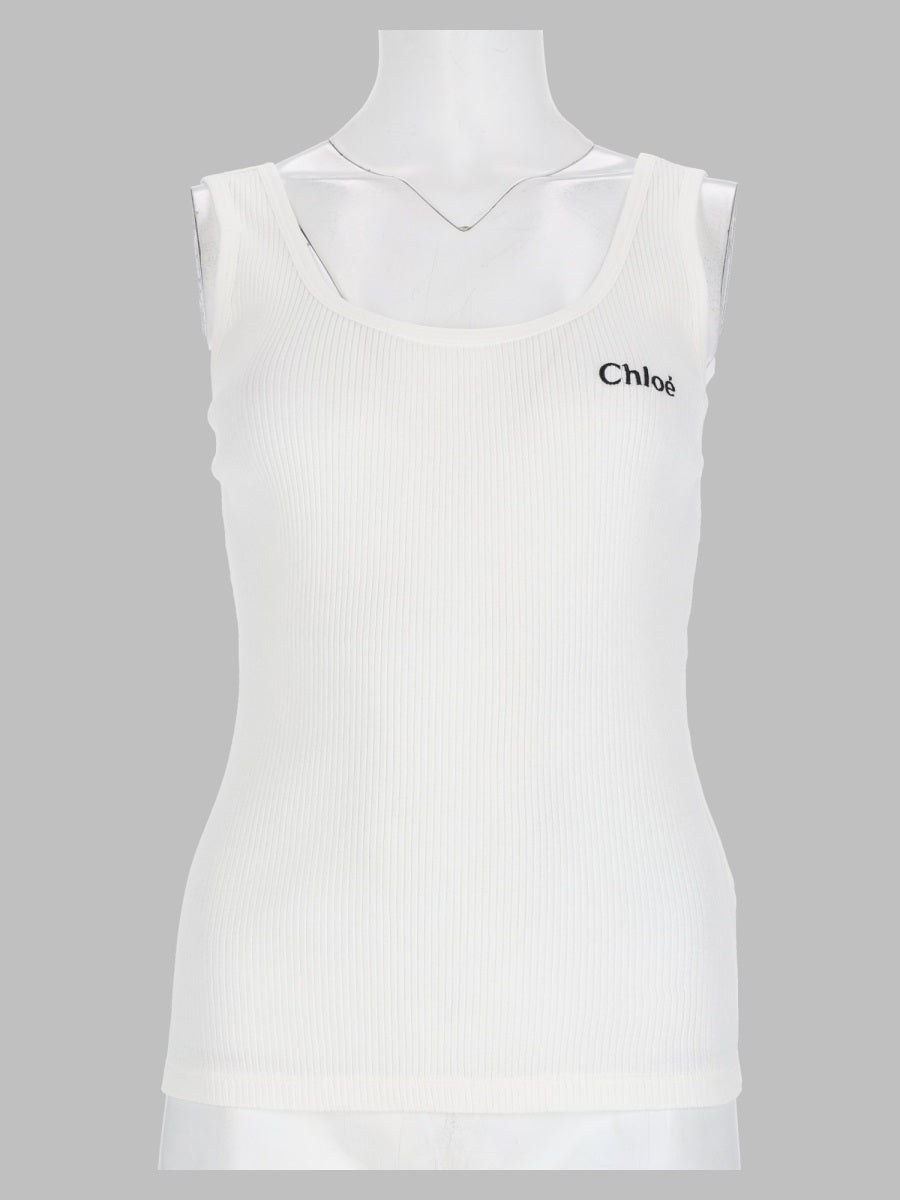Chloé Women Tank Top Con Logo