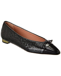 Aquazzura Giogia Patent Flat Black