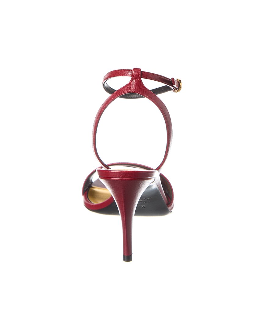 Valentino Ladycrush 90 Leather Sandal, 36, Red