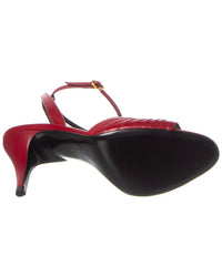 Valentino Ladycrush 90 Leather Sandal, 36, Red