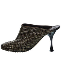 Bottega Veneta Dot Sparkle Suede Mule