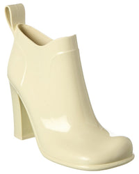 Bottega Veneta Shine Rubber Bootie White