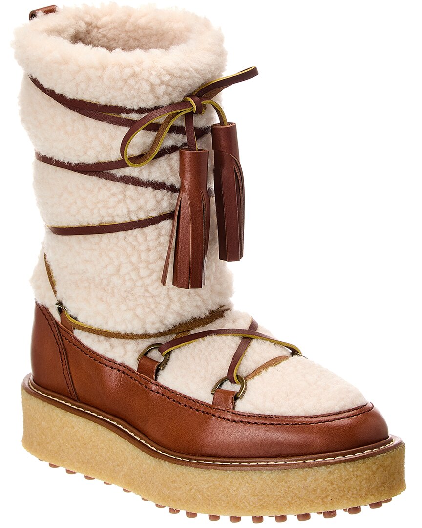 Tods Gomma Patent Knee-High Boot