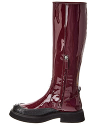 Tods Gomma Patent Knee-High Boot