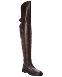 Tods Croc-Embossed Leather Boot