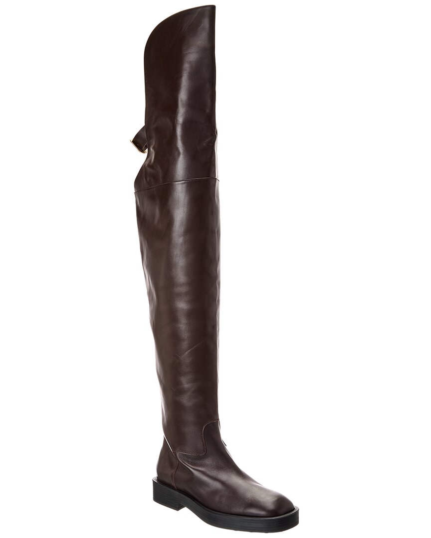 Tods Croc-Embossed Leather Boot