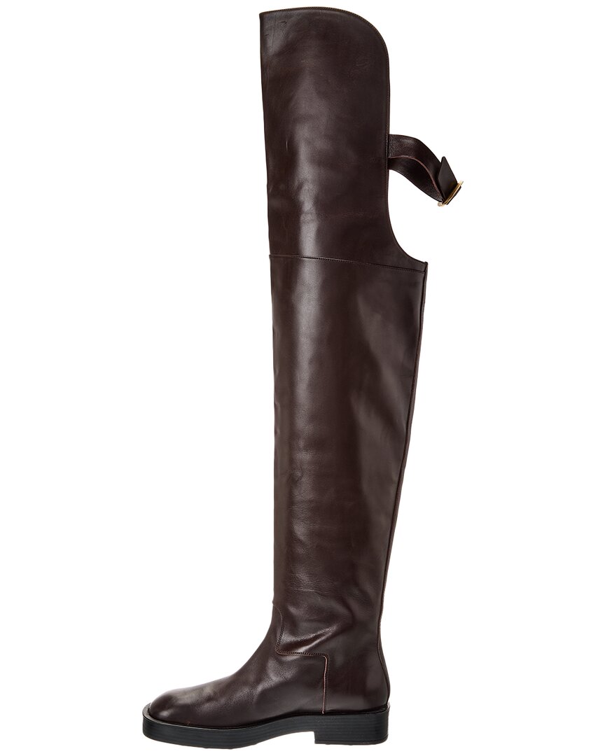 Tods Croc-Embossed Leather Boot