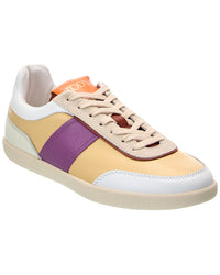 Tod’S Cassetta Leather Sneaker Purple