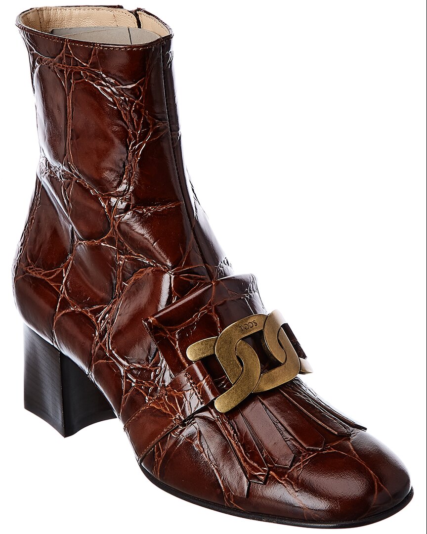 Tod’S Kate Leather Ankle Bootie