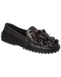 Tod’S Gommino Leather Loafer Black