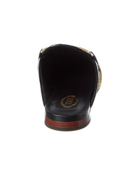 TOD's Tod’S Canvas & Patent Mule, 39, Black