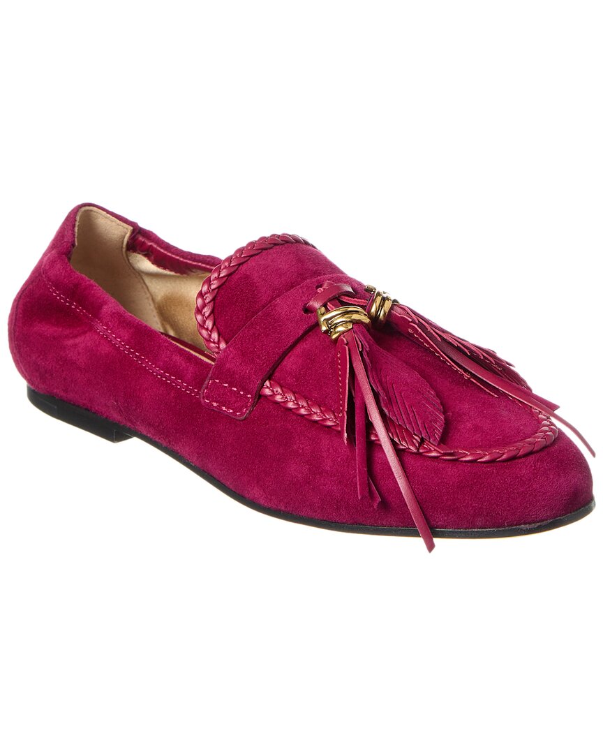 Tod’S Suede Loafer Red