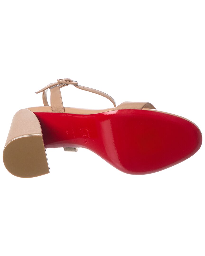 Christian Louboutin Miss Jane 85 Leather Sandal