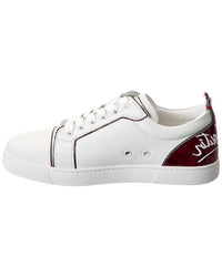 Christian Louboutin Christian Louboutin Fun Louise Junior Leather Sneaker