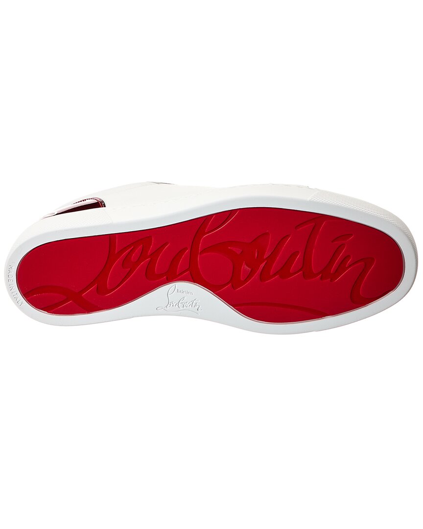Christian Louboutin Christian Louboutin Fun Louise Junior Leather Sneaker