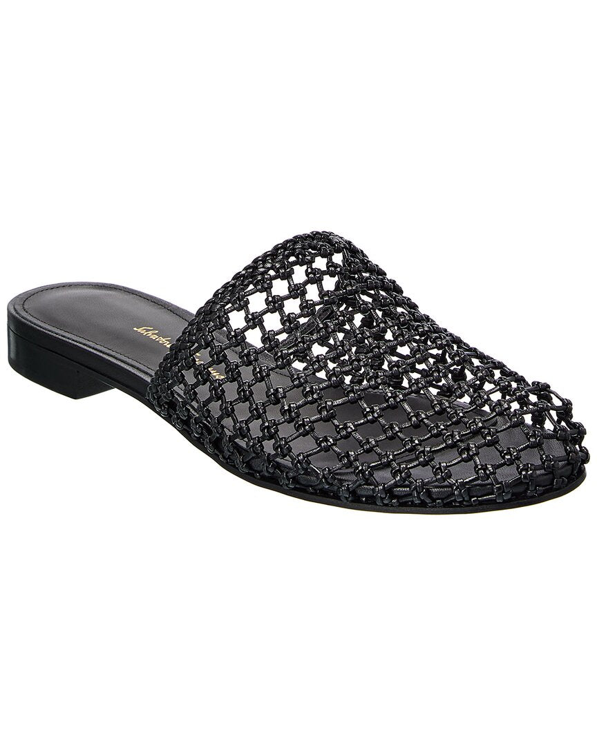 Ferragamo Ellas Leather Flat