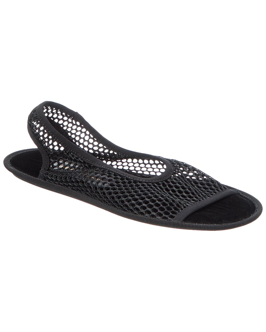 Ferragamo Mesh Sandal Black