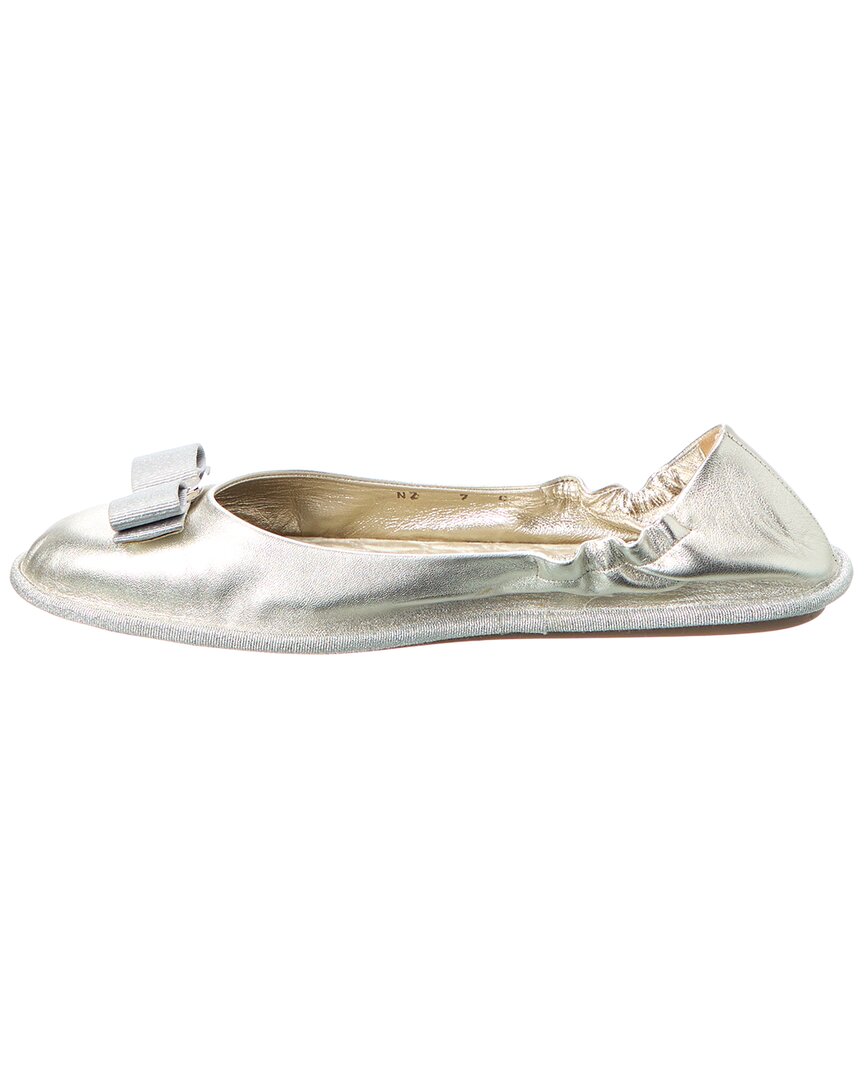 Ferragamo Varina Voy Leather Flat