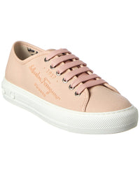 Ferragamo Mediterr Eco Canvas Sneaker Pink