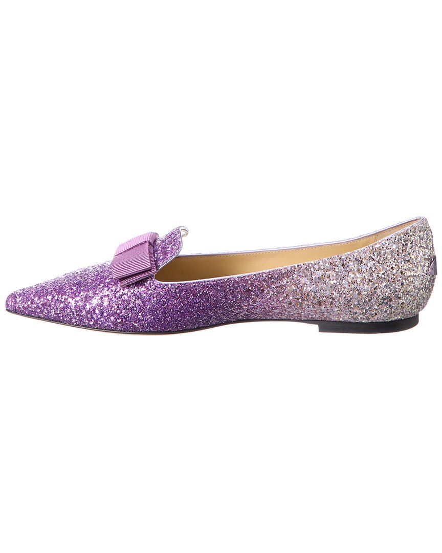 Jimmy Choo Gala Glitter Flat – Bluefly