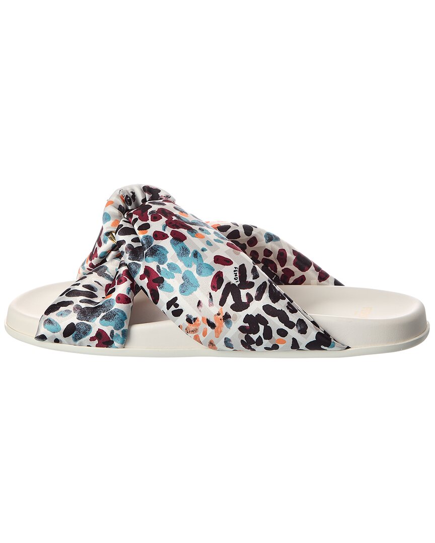 Fendi Feel Satin Sandal