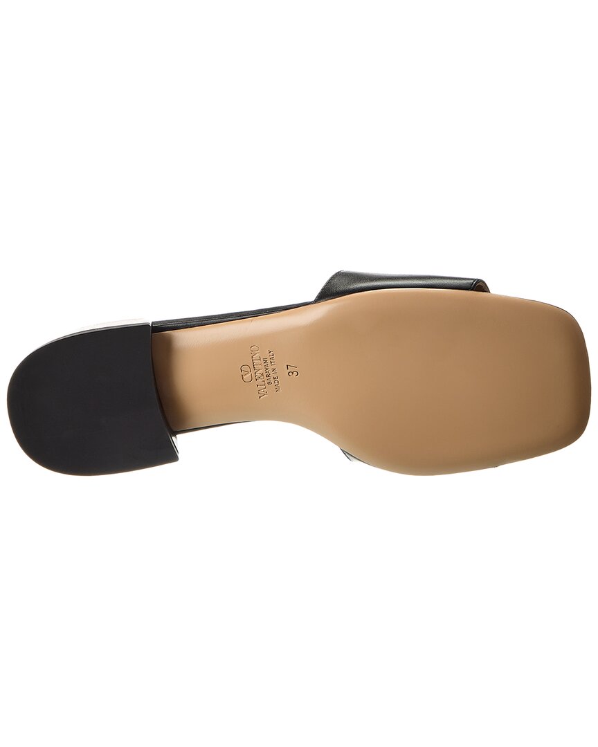 Valentino Vlogo Signature Leather Sandal
