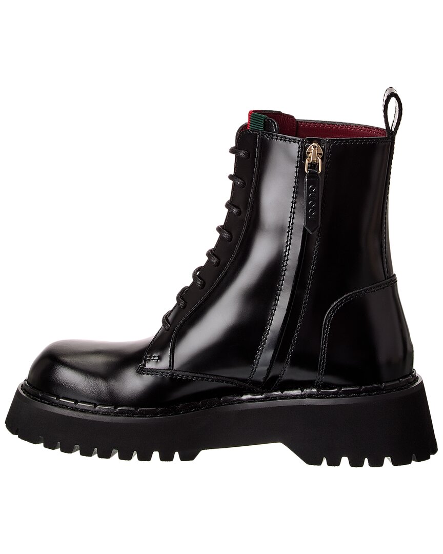 Gucci Web Leather Boot
