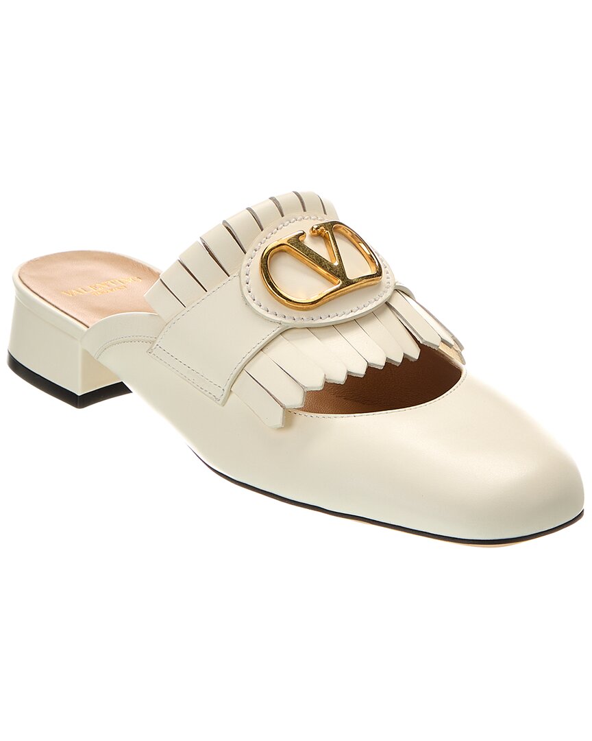 Valentino Vlogo Signature 25 Leather Mule