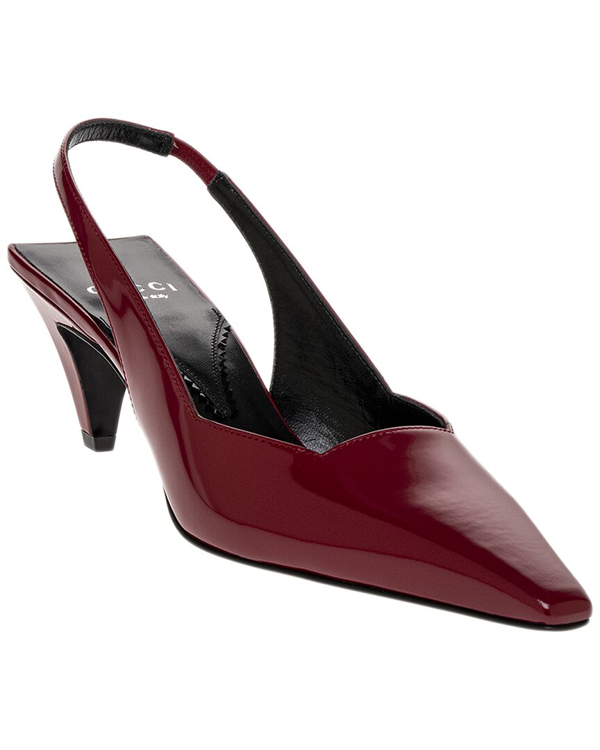 Gucci Leather Slingback Pump