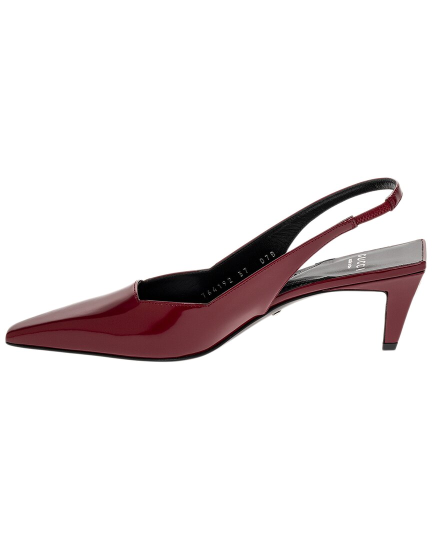 Gucci Leather Slingback Pump